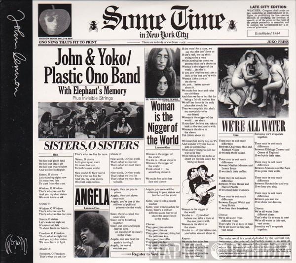 / John Lennon & Yoko Ono With The Plastic Ono Band Plus Elephants Memory  Invisible Strings  - Some Time In New York City