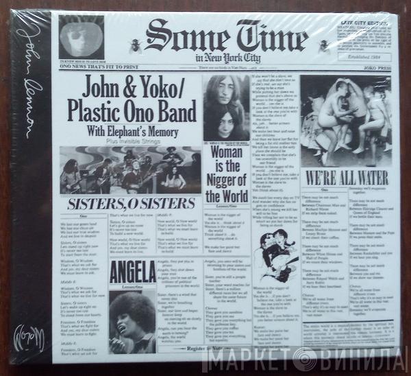 / John Lennon & Yoko Ono With The Plastic Ono Band Plus Elephants Memory  Invisible Strings  - Some Time In New York City
