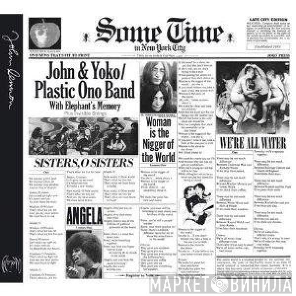 / John Lennon & Yoko Ono With The Plastic Ono Band Plus Elephants Memory  Invisible Strings  - Some Time In New York City