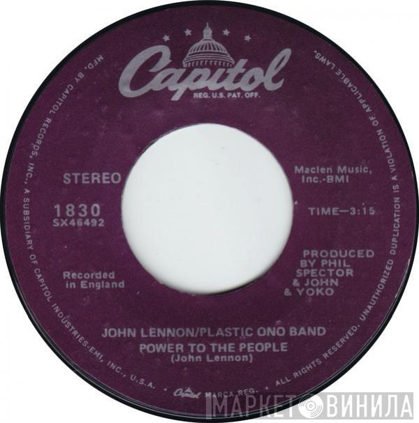 / John Lennon  The Plastic Ono Band  - Power To The People