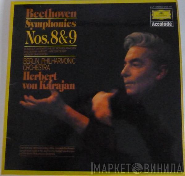 / Ludwig van Beethoven · Herbert von Karajan  Berliner Philharmoniker  - Symphonies Nos. 8 And 9
