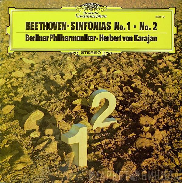 / Ludwig van Beethoven - Berliner Philharmoniker  Herbert von Karajan  - Sinfonias Nº 1 · Nº 2