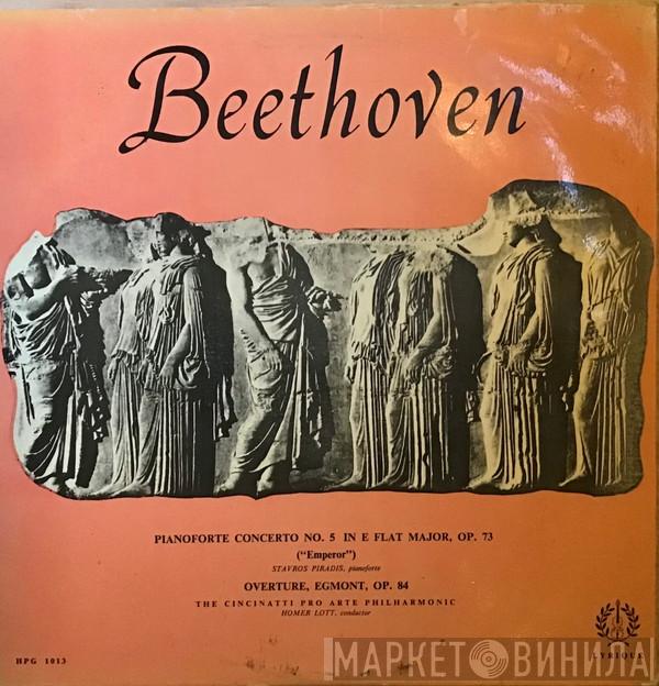 / Ludwig van Beethoven , The Cincinatti Pro Arte Philharmonic  Homer Lott  - Emperor Concerto
