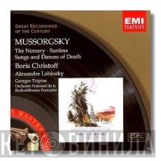 / Modest Mussorgsky , Boris Christoff , Alexandre Labinsky , Orchestre Philharmonique De Radio France  Georges Tzipine  - The Nursery; Sunless; Songs And Dances Of Death