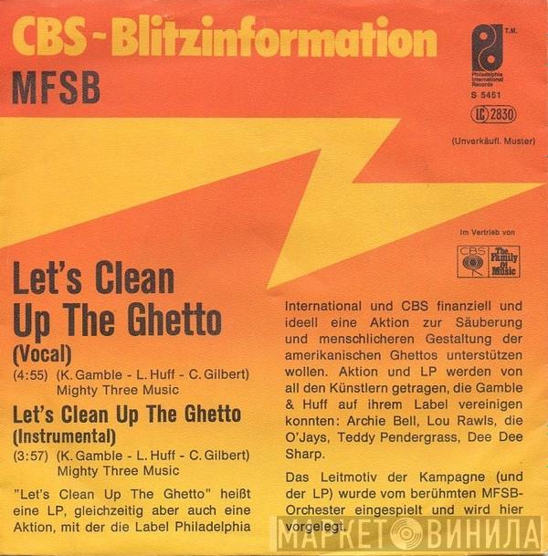 / Philadelphia International All Stars  MFSB  - Let's Clean Up The Ghetto