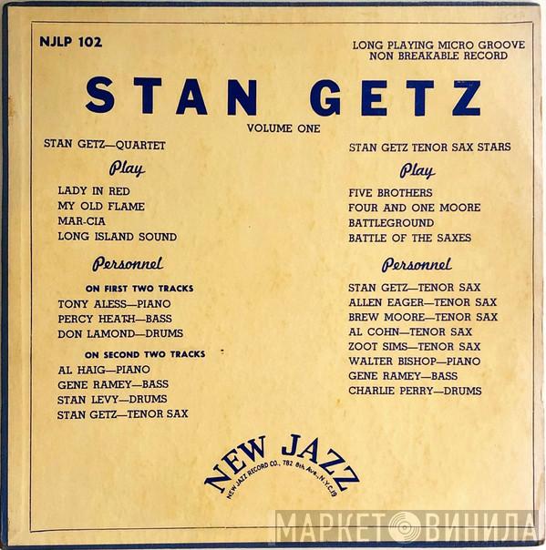 / Stan Getz Quartet  Stan Getz Tenor Sax Stars  - Stan Getz Volume One