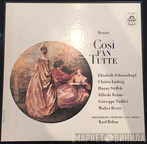 / Wolfgang Amadeus Mozart , Elisabeth Schwarzkopf , Christa Ludwig , Hanny Steffek , Alfredo Kraus , Giuseppe Taddei , Walter Berry And Philharmonia Orchestra , Philharmonia Chorus  Karl Böhm  - Così Fan Tutte