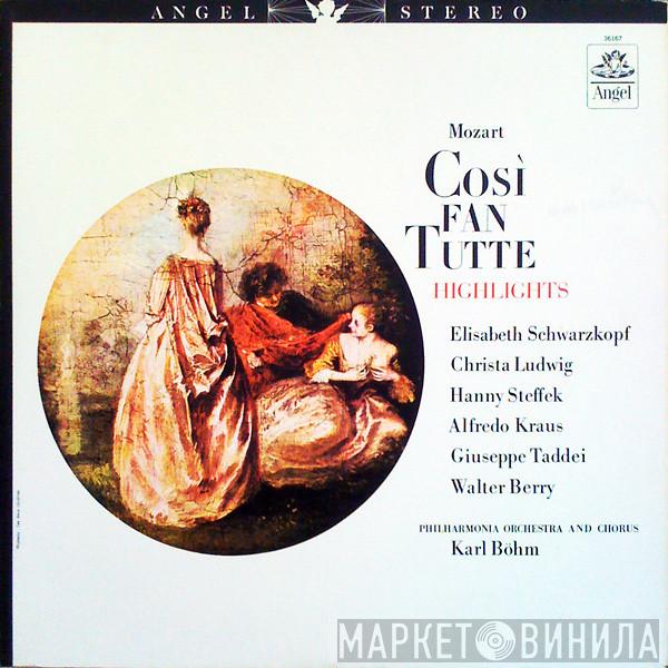 / Wolfgang Amadeus Mozart , Elisabeth Schwarzkopf , Christa Ludwig , Hanny Steffek , Alfredo Kraus , Giuseppe Taddei , Walter Berry , Philharmonia Chorus , Philharmonia Orchestra  Karl Böhm  - Così Fan Tutte Highlights