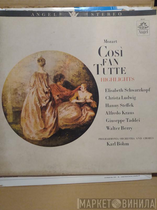 / Wolfgang Amadeus Mozart , Elisabeth Schwarzkopf , Christa Ludwig , Hanny Steffek , Alfredo Kraus , Giuseppe Taddei , Walter Berry , Philharmonia Chorus , Philharmonia Orchestra  Karl Böhm  - Così Fan Tutte Highlights
