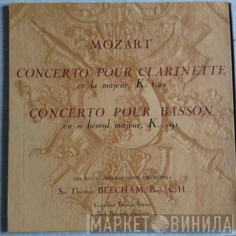 / Wolfgang Amadeus Mozart , The Royal Philharmonic Orchestra  Sir Thomas Beecham  - Concertos Pour Clarinette Et Pour Basson