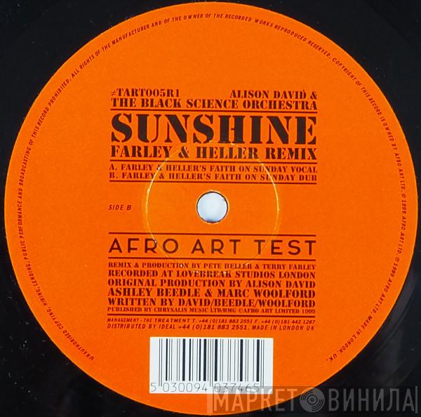& Alison David  Black Science Orchestra  - Sunshine (Farley & Heller Remix)