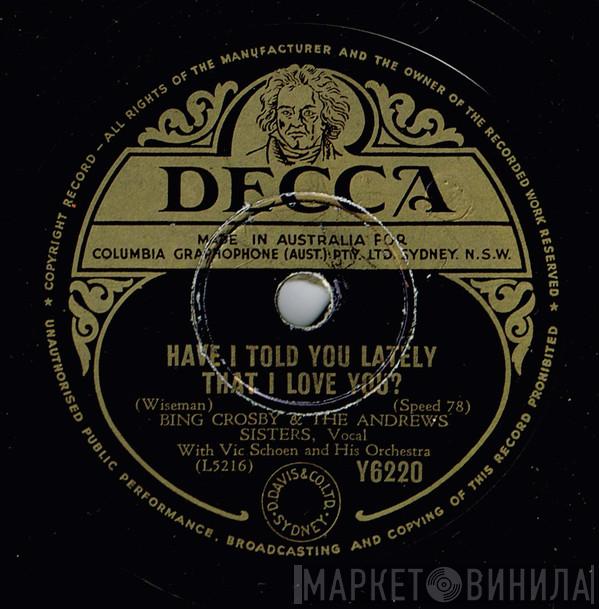 & Bing Crosby  The Andrews Sisters  - Have I Told You Lately That I Love You? / Quicksilver