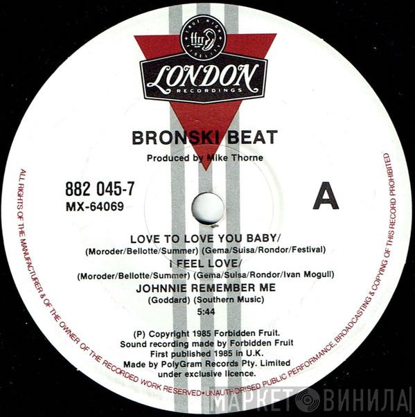& Bronski Beat  Marc Almond  - I Feel Love