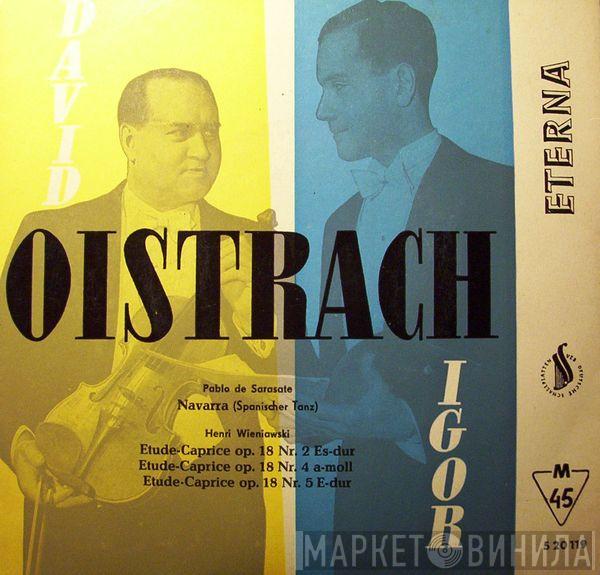 & David Oistrach - Igor Oistrach / Pablo de Sarasate  Henryk Wieniawski  - Navarra / Drei Etudes Caprices Aus Op. 18