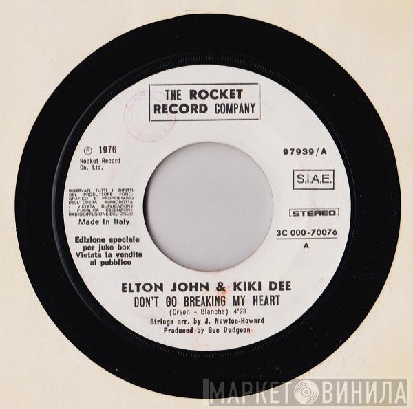& Elton John / Kiki Dee Con I Patèos  Guido And Maurizio De Angelis  - Don't Go Breaking My Heart / O Patèo (Parte 1a)