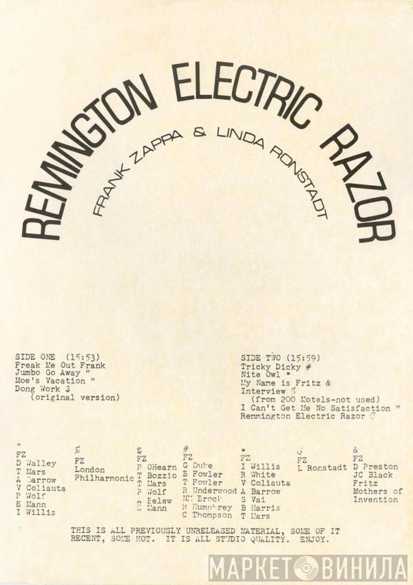 & Frank Zappa  Linda Ronstadt  - Remington Electric Razor