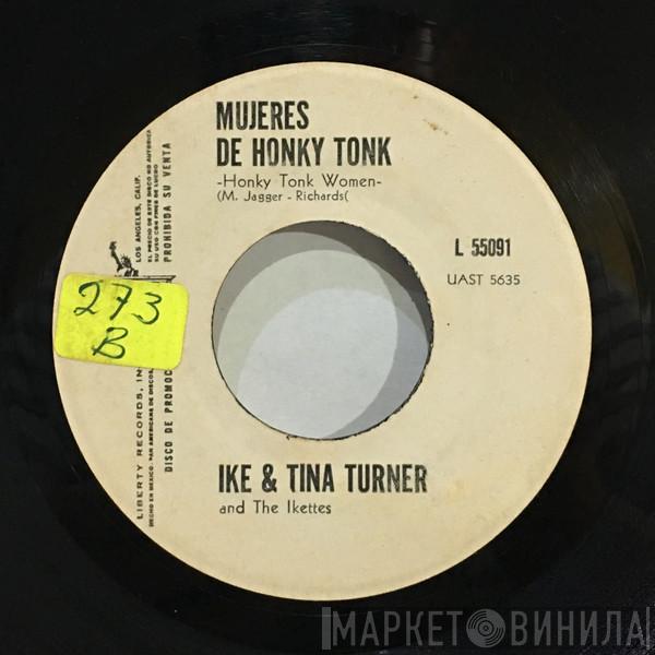 & Ike & Tina Turner  The Ikettes  - Mujeres de Honky Tonk / Todos Juntos = Honky Tonk Women / Come Together