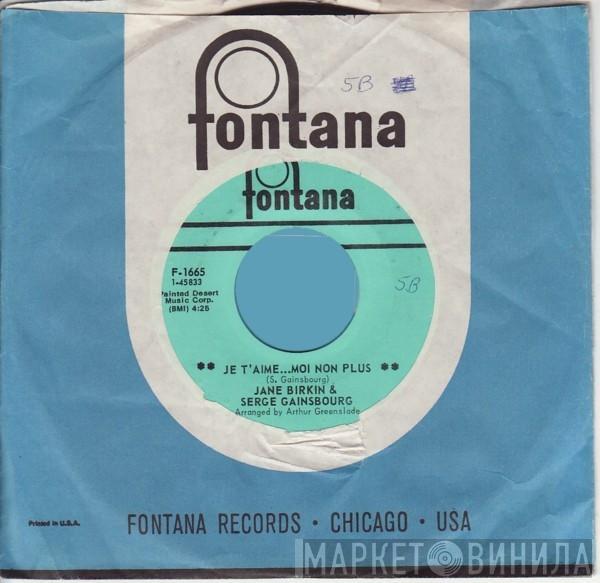 & Jane Birkin  Serge Gainsbourg  - Je T'aime...Moi Non Plus / Jane B