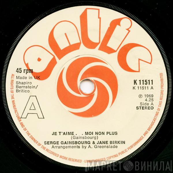 & Jane Birkin  Serge Gainsbourg  - Je T'aime. .Moi Non Plus