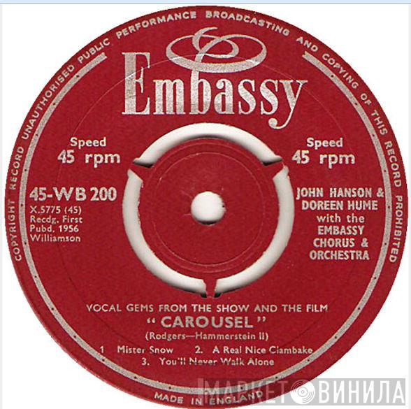 & John Hanson  With The Doreen Hume  Embassy Chorus And Orchestra  - Vocal Gems From The Show And The Film "Carousel"