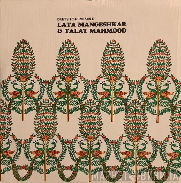 & Lata Mangeshkar  Talat Mahmood  - Duets To Remember (From Hindi Films)