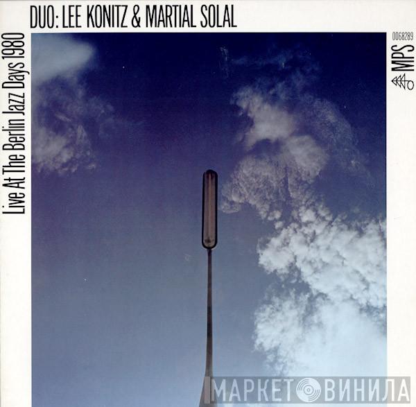 & Lee Konitz  Martial Solal  - Live At The Berlin Jazz Days 1980