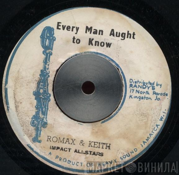 & Max Romeo  Keith Chin  - Every Man Aught To Know