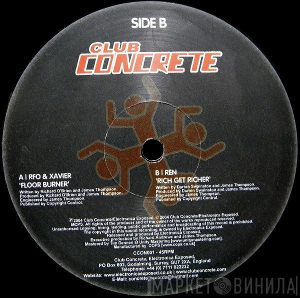& R.F.O. / James Xavier  Ren  - Floor Burner / Rich Get Richer