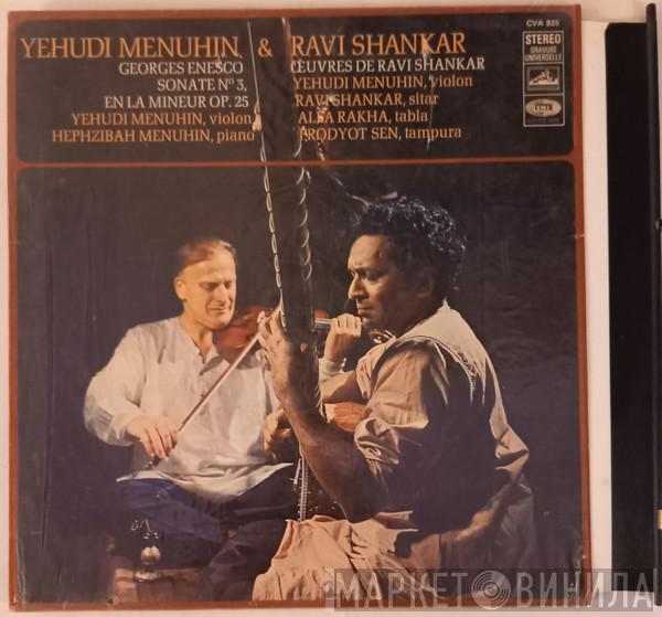 & Ravi Shankar / Yehudi Menuhin  George Enescu  - Sonate N°3 En La Mineur Op.25 / Œuvres De Ravi Shankar
