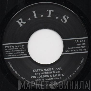 & Vin Gordon  Salute   - Liberty Horn / Satta Massagana
