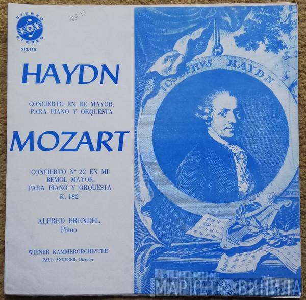 & Wolfgang Amadeus Mozart / Joseph Haydn , Alfred Brendel , Paul Angerer  Wiener Kammerorchester  - Mozart: Concierto No. 22 En Mi Bemol Major, Para Piano Y Orquesta K. 482 / Haydn: Concierto En Re Mayor, Para Piano Y Orquesta