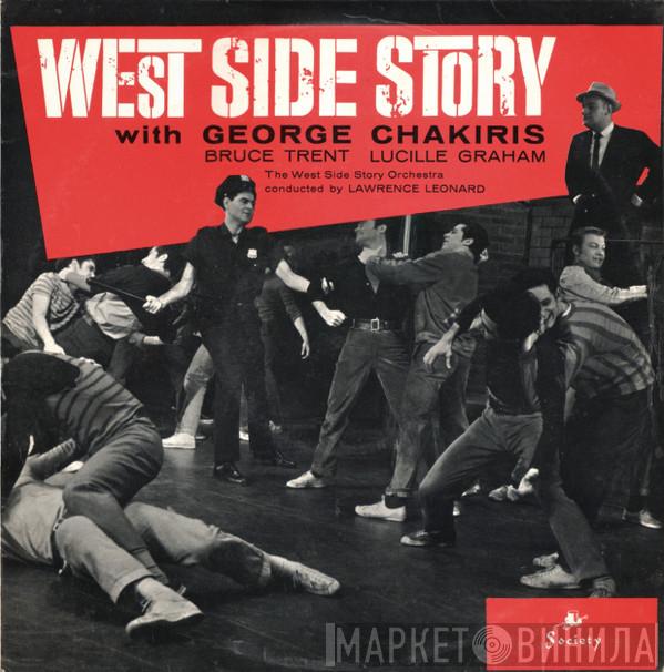 "West Side Story" 1963 London Cast, Orchestra, Lawrence Leonard, George Chakiris, Bruce Trent, Lucille Graham - West Side Story