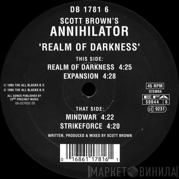 's Scott Brown  Annihilator  - Realm Of Darkness