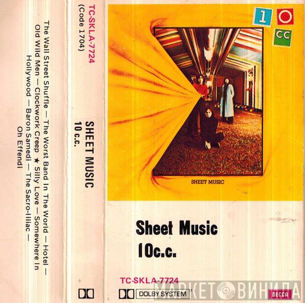  10cc  - Sheet Music