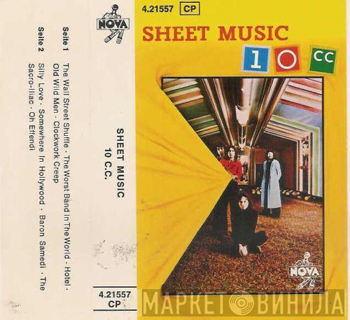  10cc  - Sheet Music