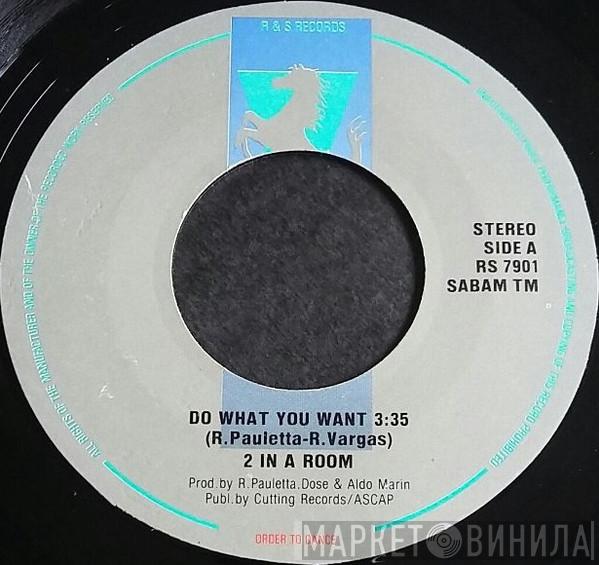  2 In A Room  - Do What You Want (The 12 Inch Remixes)