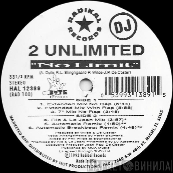  2 Unlimited  - No Limit