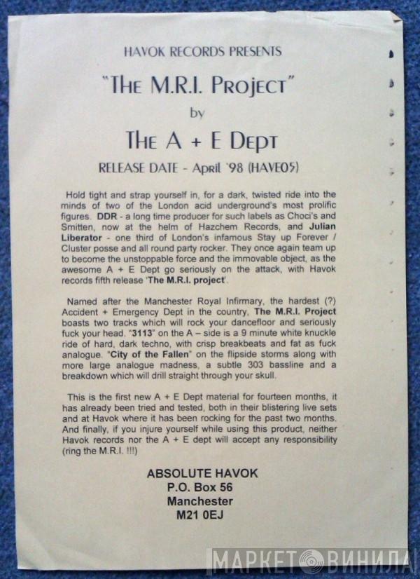 A+E Dept - The M.R.I. Project