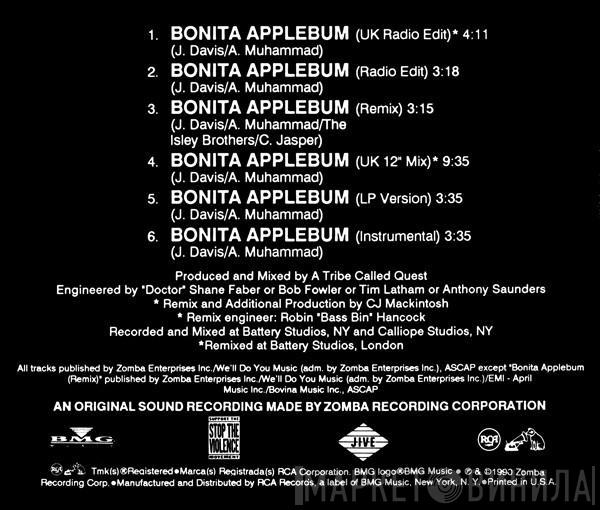  A Tribe Called Quest  - Bonita Applebum