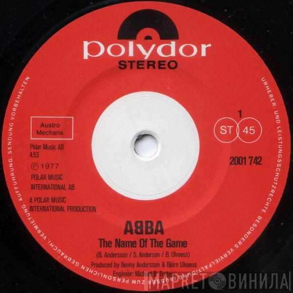  ABBA  - The Name Of The Game / I Wonder (Departure)