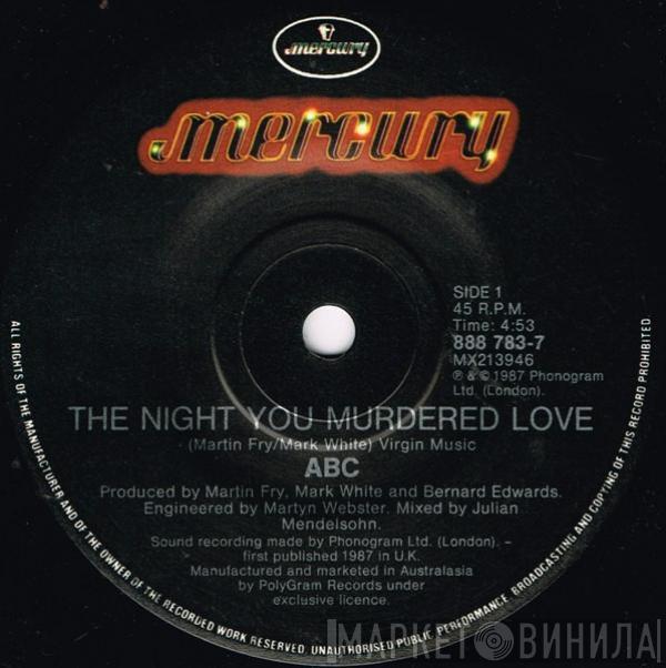  ABC  - The Night You Murdered Love