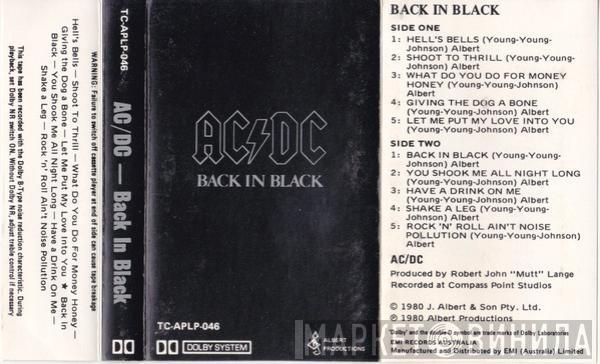  AC/DC  - Back In Black