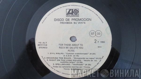  AC/DC  - For Those About To Rock (We Salute You)