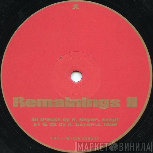 Adam Beyer - Remainings II