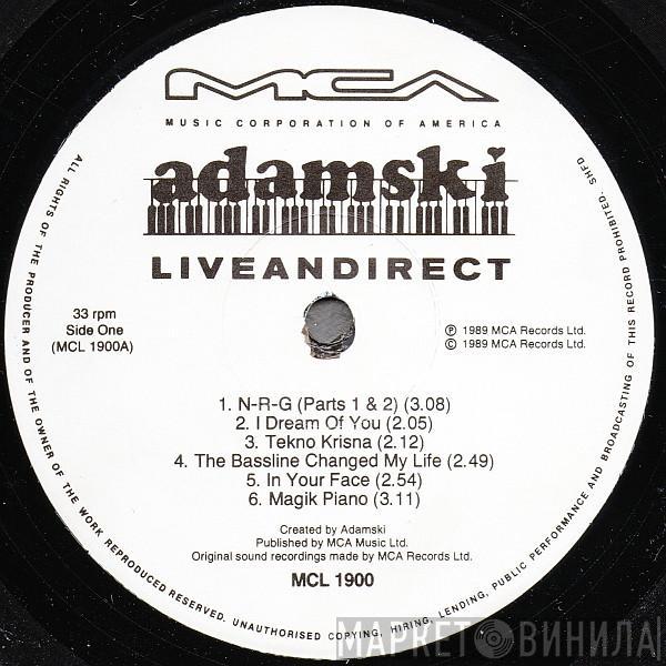  Adamski  - Liveandirect