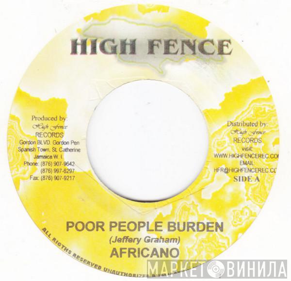 Africano , Tammy Girl - Poor People Burden / Close By My Side Tonight