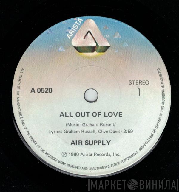  Air Supply  - All Out Of Love