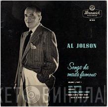 Al Jolson - Songs He Made Famous Vol.1, Part 1