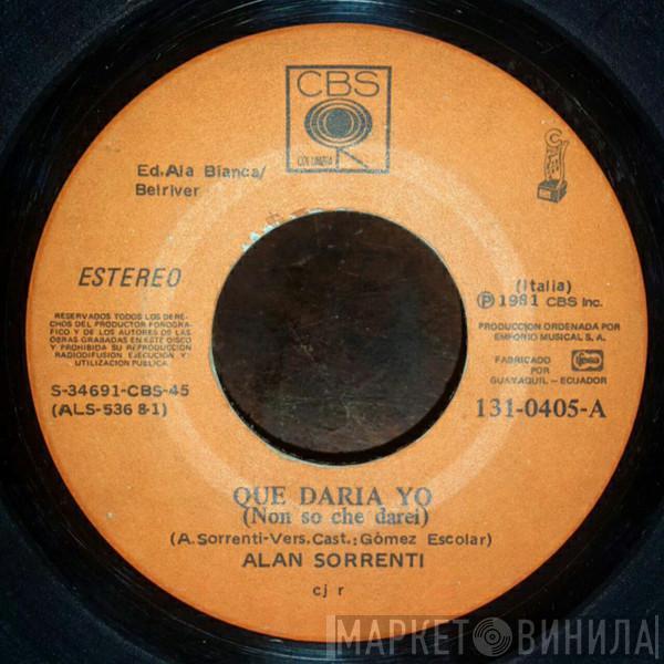  Alan Sorrenti  - Qué Daría Yo (Non So Che Darei)