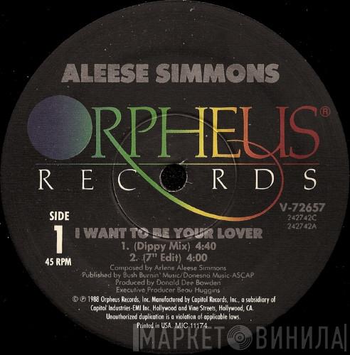 Aleese Simmons - I Want To Be Your Lover
